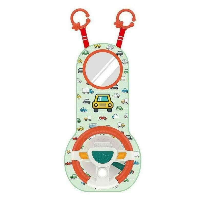 Lorelli - jucarie interactiva volan muzical, 60 cm, multicolor