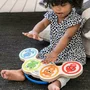 Jucarie muzicala, Baby Einstein, Magic Touch Drums, Lemn, Mod tobe si melodii, Control volum, Stimuleaza creativitatea, Fara BPA, 6 luni+, Multicolor - 3