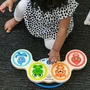 Jucarie muzicala, Baby Einstein, Magic Touch Drums, Lemn, Mod tobe si melodii, Control volum, Stimuleaza creativitatea, Fara BPA, 6 luni+, Multicolor - 4