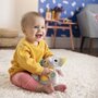 Jucarie muzicala, Bright Starts, Hug-a-bye Baby, Din plus, Model elefant, Lumina intermitenta, Melodii linistitoare, Texturi diverse, Dezvoltare motorie fina, 6 luni+, Multicolor - 10