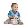 Jucarie muzicala, Bright Starts, Hug-a-bye Baby, Din plus, Model elefant, Lumina intermitenta, Melodii linistitoare, Texturi diverse, Dezvoltare motorie fina, 6 luni+, Multicolor - 3