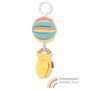 Jucarie pentru agatat, Skip Hop, Discoverosity 3 in 1, Tip Montessori, Tesatura certificata Oeko-Tex si inel din lemn certificat FSC, 0 luni+, 3 moduri de utilizare, Multicolor - 1