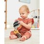Jucarie pentru agatat, Skip Hop, Discoverosity 3 in 1, Tip Montessori, Tesatura certificata Oeko-Tex si inel din lemn certificat FSC, 0 luni+, 3 moduri de utilizare, Multicolor - 3