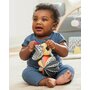 Jucarie pentru agatat, Skip Hop, Discoverosity 3 in 1, Tip Montessori, Tesatura certificata Oeko-Tex si inel din lemn certificat FSC, 0 luni+, 3 moduri de utilizare, Multicolor - 6