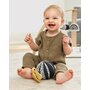 Jucarie pentru agatat, Skip Hop, Discoverosity 3 in 1, Tip Montessori, Tesatura certificata Oeko-Tex si inel din lemn certificat FSC, 0 luni+, 3 moduri de utilizare, Multicolor - 8