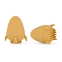 Jucarie pentru baie, Petite&Mars, Splashy Rocket, Din silicon, Fara BPA, 6 luni+, 11x7.5x7.5 cm, Ocru - 1