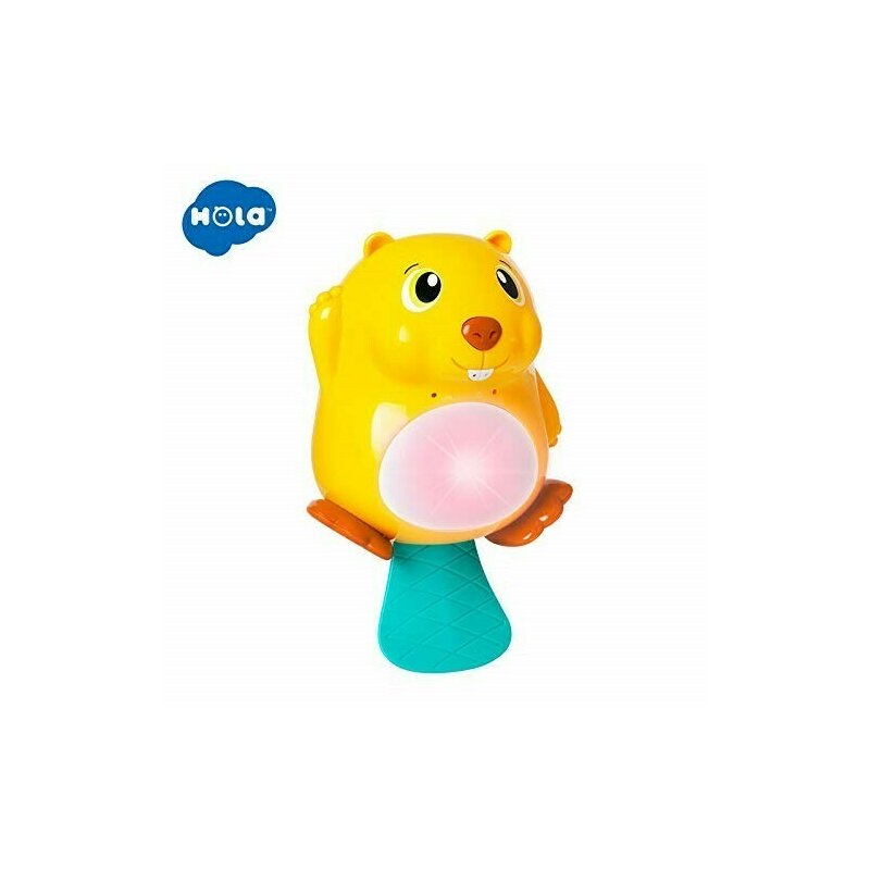 Hola - jucarie de baie castorul luminos, multicolor