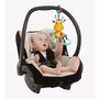 Jucarie pentru carucior, scoica auto si patut, Jerry Giraffe Munchimal, 32 cm, Playgro - 3
