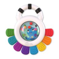 Jucarie pentru dentitie, Baby Einstein, Outstanding Opus, 8 tentacule cu texturi diferite, Fara BPA, 3 luni+, Multicolor