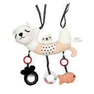 Jucarie pentru patut si carucior, Bocioland, Multifunctionala, Kitten