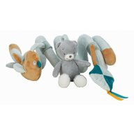 Jucarie pentru patut si carucior, Free2Play, Multifunctionala, Max the Bear, Dezvolta abilitati motorii si senzoriale, 0 luni+