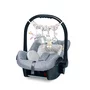 Jucarie pentru scoica, patut si carucior, BabyOno, Texturi multiple, Fosnaitoare, Cu oglinda, 35  x 20 cm, 0 luni+, Multicolor - 4