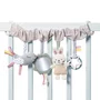 Jucarie pentru scoica, patut si carucior, BabyOno, Texturi multiple, Fosnaitoare, Cu oglinda, 35  x 20 cm, 0 luni+, Multicolor - 3