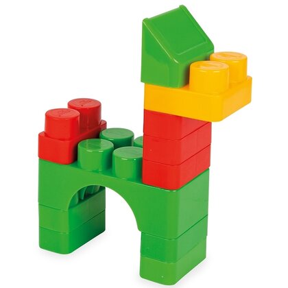 Pilsan - Set de constructie Cuburi Jumbo Blocks,  In cutie, 166 piese