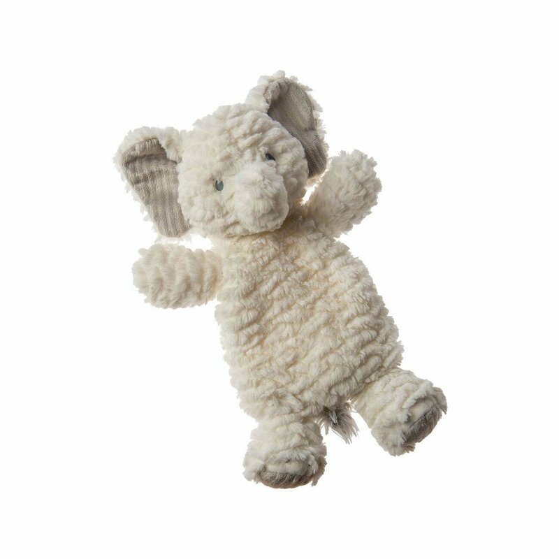 Mary meyer - jucarie plus doudou, elefant african, alb, 33 cm, +0 luni,