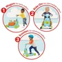 Jucarie ride-on, Skip Hop, Zoo, Functional si ca premergator si trotineta, Cu scaunel/cos depozitare, Cu sunete si lumini, 57,7x34x52 cm, 12 luni+, Cat - 4