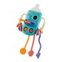 Jucarie senzoriala, Bebe Stars, Bottle, Cu 5 moduri de utilizare, Cu diverse forme si texturi, Stimuleaza abilitatile motorii fine si creativitatea, 18 luni+, Multicolor - 1