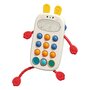 Jucarie senzoriala, Bebe Stars, Mobile Rabbit, Cu 8 moduri de utilizare, Cu diverse forme si texturi, Stimuleaza abilitatile motorii fine si creativitatea, 18 luni+, Multicolor - 1