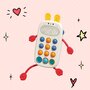Jucarie senzoriala, Bebe Stars, Mobile Rabbit, Cu 8 moduri de utilizare, Cu diverse forme si texturi, Stimuleaza abilitatile motorii fine si creativitatea, 18 luni+, Multicolor - 2