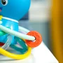 Jucarie senzoriala pentru dentitie cu zornaitoare, Baby Einstein, Opus, 0 luni+, fara BPA, Multicolor - 4