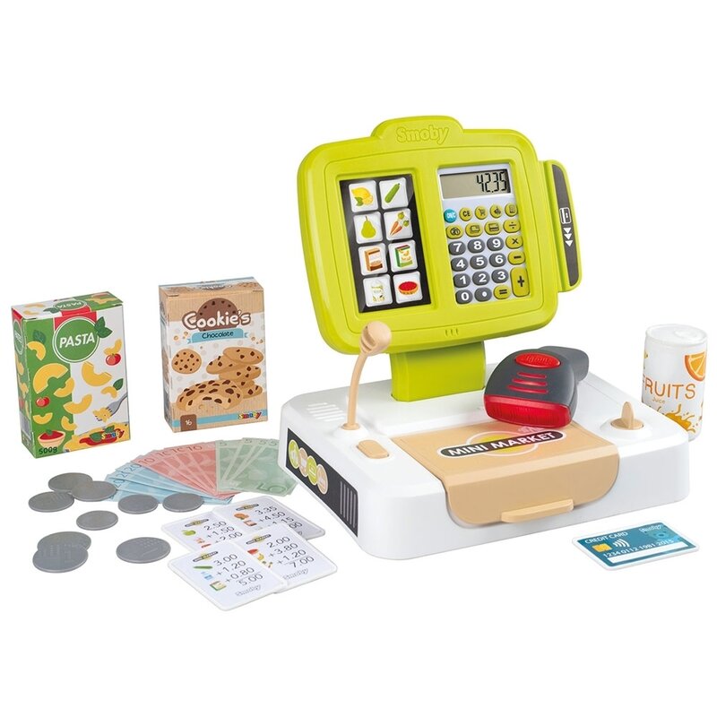 Smoby - jucarie casa de marcat small cash register verde