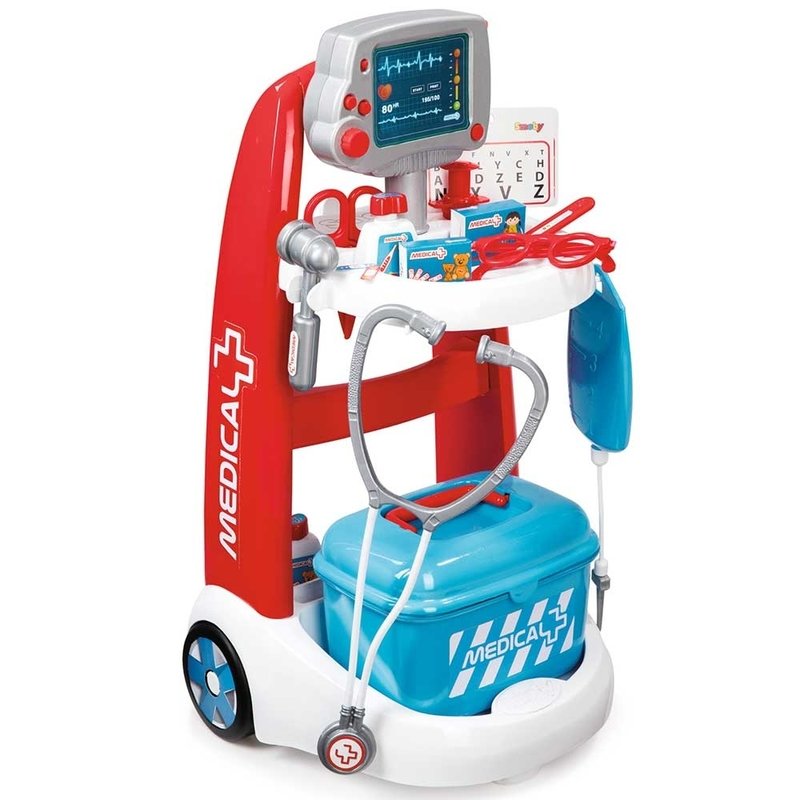 Smoby - jucarie set doctor cu carucior