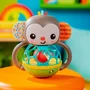 Jucarie zornaitoare, Oball, Grab & Giggle Monkey, 20 sunete si melodii, Manere moi, Usor de prins, 6 luni+, Multicolor - 4