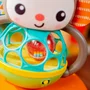 Jucarie zornaitoare, Oball, Grab & Giggle Monkey, 20 sunete si melodii, Manere moi, Usor de prins, 6 luni+, Multicolor - 5