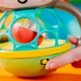 Jucarie zornaitoare, Oball, Grab & Giggle Monkey, 20 sunete si melodii, Manere moi, Usor de prins, 6 luni+, Multicolor - 7