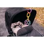 Jucarie zornaitoare, Oball, Pentru bebelusi, 32 orificii, Fara BPA, 0 luni+, Multicolor - 9