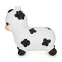 Jumper, Feedo, In forma de vacuta, Cu pompa inclusa, Din cauciuc, Pana la 70 kg, 50x46x23 cm, 36 luni+, White - 4