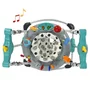 Jumper interactiv, Bebe Stars, Pliabil, Pana la 12 kg, Cu scaun rotativ 360 grade, Cu activitati, Cu sunete si lumini, 6 luni+, Conform cu EN14036, EN71-1-2 62115, Blue Sea Animals - 2