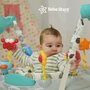 Jumper interactiv, Bebe Stars, Pliabil, Pana la 12 kg, Cu scaun rotativ 360 grade, Cu activitati, Cu sunete si lumini, 6 luni+, Conform cu EN14036, EN71-1-2 62115, Blue Sea Animals - 4