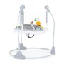 Jumper interactiv, Feedo, Pliabil, Cu scaun rotativ 360 grade, Cu panou de activitati, Pana la 25 kg,, 83x83x86 cm,6 luni+, Multicolor - 4