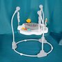 Jumper interactiv, Feedo, Pliabil, Cu scaun rotativ 360 grade, Cu panou de activitati, Pana la 25 kg,, 83x83x86 cm,6 luni+, Multicolor - 7