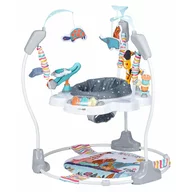 Black Friday - Reduceri Jumper interactiv, FreeON, Jump&Play, Cu scaun rotativ la 360 grade, Reglabil pe inaltime, Cu melodii, lumini si jucarii, Conform cu standardul european de securitate EN 14036:2003, Multicolor Promotie