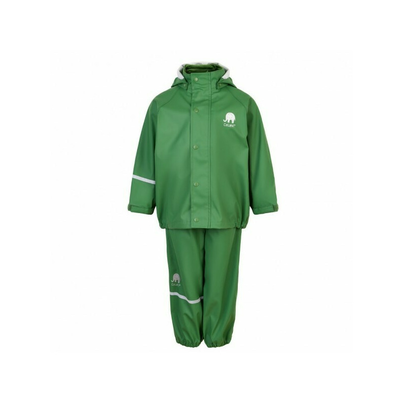 Jungle green 110 - set jacheta+pantaloni ploaie si windstopper - celavi