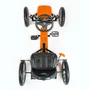 Kart cu pedale, Baby Mix, Go-Buggy, Roti gonflabile, Ergonomic, Scaun jos in stil sport, Volan sport, 5-8 ani, Red - 8