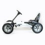 Kart cu pedale, Baby Mix, Go-Buggy, Roti gonflabile, Ergonomic, Scaun jos in stil sport, Volan sport, 5-8 ani, White - 5