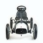 Kart cu pedale, Baby Mix, Go-Buggy, Roti gonflabile, Ergonomic, Scaun jos in stil sport, Volan sport, 5-8 ani, White - 6