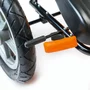 Kart cu pedale, Baby Mix, Go-Buggy, Roti gonflabile, Ergonomic, Scaun jos in stil sport, Volan sport, 5-8 ani, White - 10