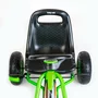 Kart cu pedale, Baby Mix, Go-Razor, Roti gonflabile, Ergonomic, Scaun jos in stil sport, Volan sport si frana de mana pe ambele roti din spate, 3-8 ani, Green - 12