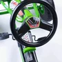 Kart cu pedale, Baby Mix, Go-Razor, Roti gonflabile, Ergonomic, Scaun jos in stil sport, Volan sport si frana de mana pe ambele roti din spate, 3-8 ani, Green - 13