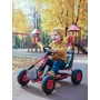 Kart cu pedale, Baby Mix, Go-Razor, Roti gonflabile, Ergonomic, Scaun jos in stil sport, Volan sport si frana de mana pe ambele roti din spate, 3-8 ani, Green - 2