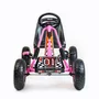 Kart cu pedale, Baby Mix, Go-Razor, Roti gonflabile, Ergonomic, Scaun jos in stil sport, Volan sport si frana de mana pe ambele roti din spate, 3-8 ani, Pink - 8