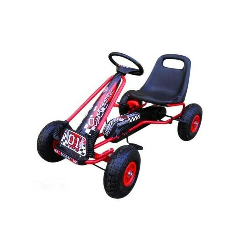R-sport - kart g1 , cu pedale, 3-7 ani, rosu