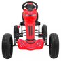 kart cu pedale si roti eva, varsta 3 ani+, 123x60x69 cm, gokart grand ride - rosu - 3