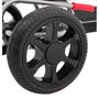 kart cu pedale si roti eva, varsta 3 ani+, 123x60x69 cm, gokart grand ride - rosu - 7