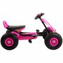 KidsCare - Kart cu pedale si roti gonflabile Driver Kidscare Roz - 3