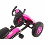 KidsCare - Kart cu pedale si roti gonflabile Driver Kidscare Roz - 7